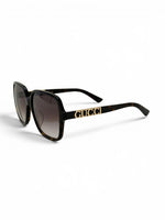 2010s Gucci Spell Out Oversized Sunglasses