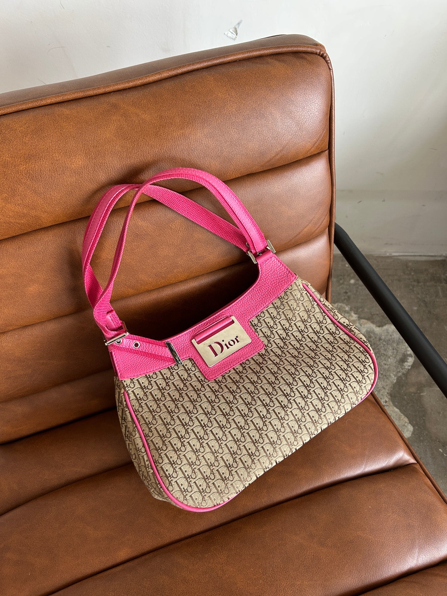 Vintage Christian Dior Diorissimo Street Chic Shoulder Bag (2005)