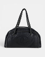 2005/2006 Chanel Luxe Ligne Black Lambskin Bowling Bag