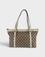 2000s Gucci Monogram GG Abbey Handbag