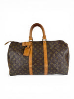 Vintage 1982 Louis Vuitton Keepall 45 Duffle Handbag