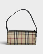 90s Burberry Nova Check PVC Shoulder Bag
