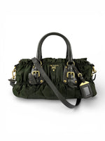 2010s Prada Nylon Tessuto Gaufre 2Way Handbag