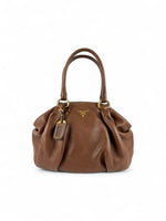 Prada Brown Vitello Daino Handbag