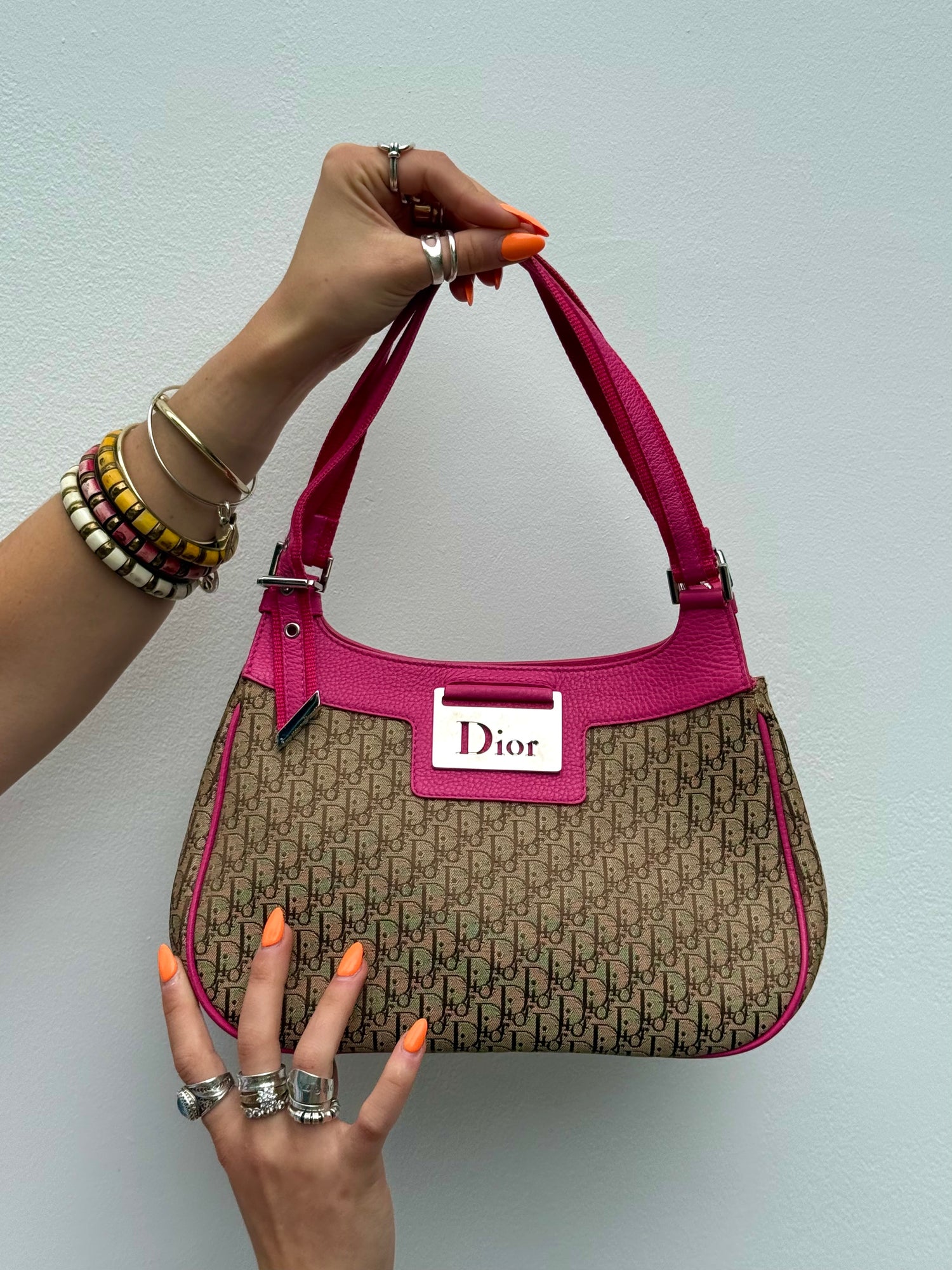 Vintage Christian Dior Diorissimo Street Chich Shoulder Bag (2005)