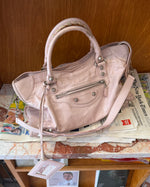 S/S 2014 Balenciaga Baby Pink City 2Way Handbag