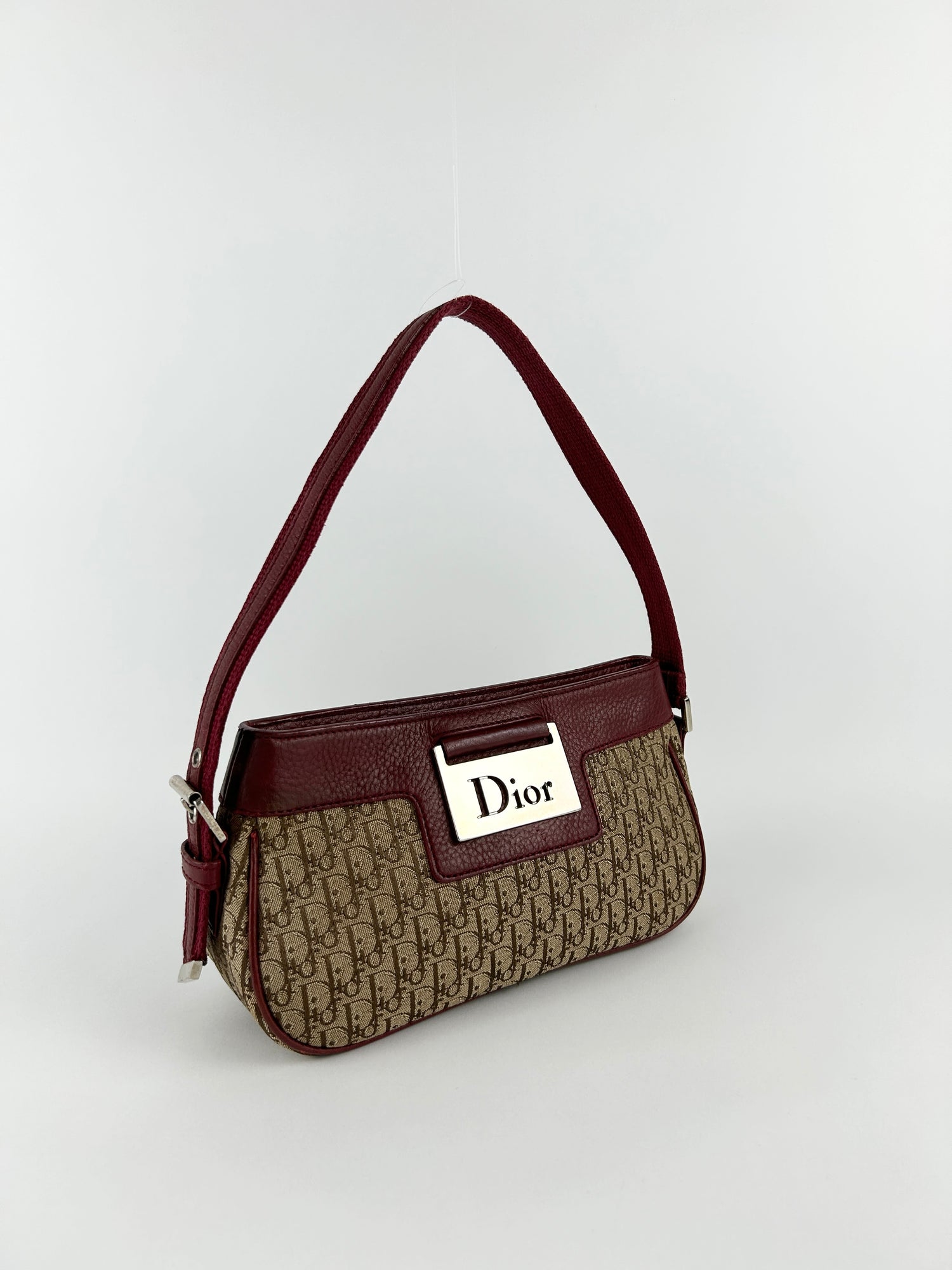 Vintage Christian Dior Monogram Street Chic Columbus Shoulder Bag (2005)