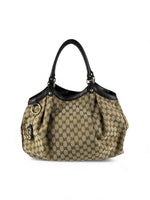 Vintage 90s Gucci Monogram Large Sukey Handbag