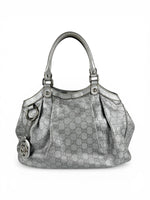 Vintage 90s Gucci Monogram GG Guccissima Sukey Handbag