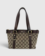 90s Gucci Monogram Mini Abbey Handbag