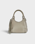 2003 Chanel Grained Calfskin Fringe Tassel Logo Hobo Bag