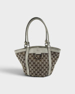 2000s Gucci Monogram GG Mini Bucket Handbag