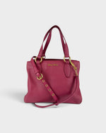 2010s Miu Miu Grained Leather Pink 2Way Tote Bag