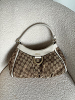 Vintage Gucci Monogram Mini D-Ring Shoulder Bag