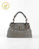 2009 Christian Dior Charming Lock Grey Handbag