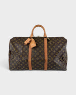1980s Louis Vuitton Keepall 50 Duffle Handbag