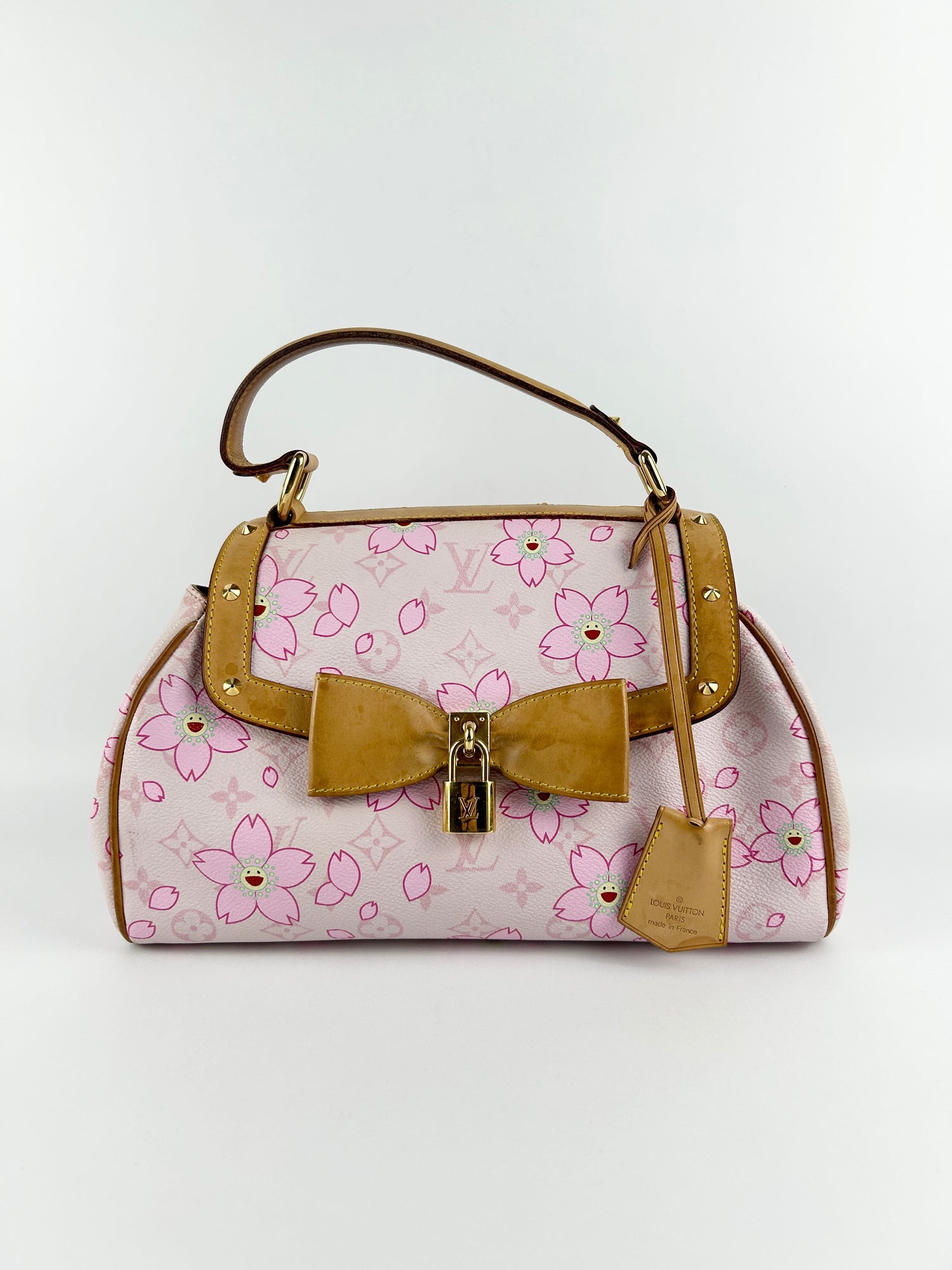 Vintage Louis Vuitton x Takashi Murakami Cherry Blossom Sac Retro Handbag