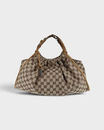2000s Gucci Monogram GG Hobo Handbag