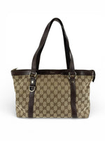 Vintage 90s Gucci Monogram Abbey Handbag