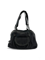2007 Christian Dior Black Oblique Ethnic Shoulder Bag