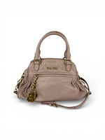 2010s Miu Miu Vitello Shine 2Way Charm Handbag