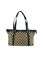 Vintage 90s Gucci Monogram Large Abbey Handbag