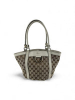 Vintage 90s Gucci Monogram GG Mini Bucket Handbag