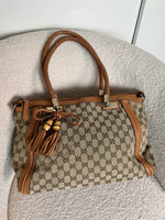 2000s Gucci Bella GG Monogram Tote Bag