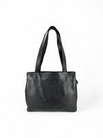 Vintage Chanel CC Lambskin Leather A4 Tote Bag (2000-2002)