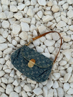 Louis Vuitton Denim Pleaty Shoulder Bag (2006)