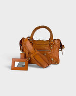 2013 Balenciaga Mini City 2Way Tangerine Handbag (with receipt)