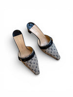 Vintage Louis Vuitton Block Kitten Heels