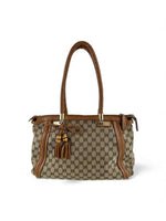 Vintage 1990s Gucci Bella GG Monogram Tote Bag