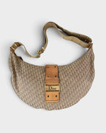 2003 Christian Dior Street Chic Large Croissant Hobo Bag