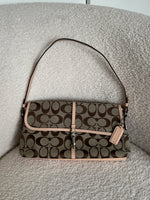 Y2K Vintage Coach Monogram Shoulder Bag