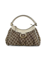 Vintage 90s Gucci Monogram GG Mini D-Ring Shoulder Bag