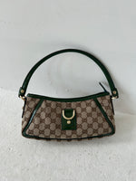 Vintage Gucci Monogram D-Ring Mini Shoulder Bag
