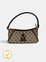 90s Gucci Monogram Mini D-Ring Shoulder Bag
