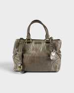 2010s Miu Miu Vitello Shine 2Way Tote Bag