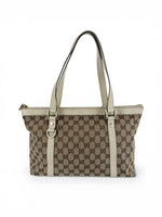 Vintage 90s Gucci Monogram GG Abbey Handbag