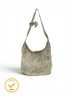 90s Miu Miu Suede Lattice Hobo Bag
