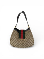 Vintage 90s Gucci Monogram Sherry Line Shoulder Bag
