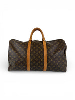 Vintage 1980s Louis Vuitton Keepall 50 Duffle Bag