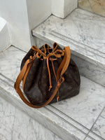 Vintage 90s Louis Vuitton Petit Noe Drawstring Shoulder Bag