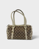 2000s Gucci Monogram Boston Handbag