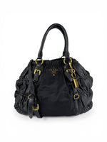 2010s Prada Tessuto 2Way Black Handbag