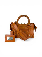 2013 Balenciaga Mini City 2Way Tangerine Handbag (with receipt)