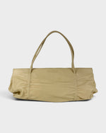 90s Miu Miu East-West Ruched Leather Shoulder Bag