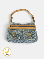2006 Louis Vuitton Denim Baggy PM Shoulder Bag