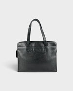 1997-1999 Chanel Black Caviar Leather Petite Tote Bag